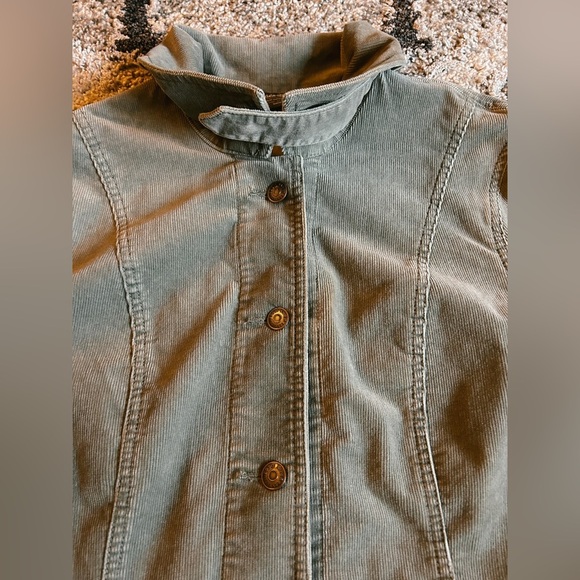 Eddie Bauer Corduroy Olive Green Jacket, Size M - Picture 5 of 5